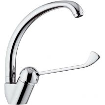 Remer - F-Type Basin Mixer Tap Extended Lever Disabled Mobility