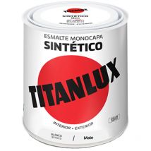 ESMALTE BLANCO MATE 750ml TITANLUX