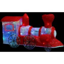 Locomotora de exterior H36cm 90LED color cambiante con transformador - Feeric lights & christmas