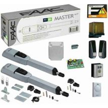 Faac - Automatisme pour portails battants 24v Master Kit