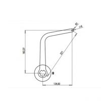 Paire de bras n1d marron nd5 1057303 - Faac