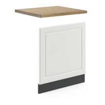 Façade R-Line, Blanc campagne, 60 cm, pt Chêne Vicco