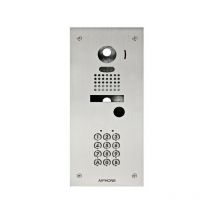 Façade inox 2 mm encastrée avec clavier 100 codes pour kits vidéo jk et jo