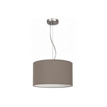 Fabrilamp - Lampe à suspension Nicole Brown.marron 1xE27 (Ø30cm)
