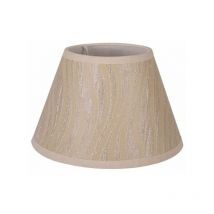 Konischer Lampenschirm Duna Helvia E27 Beige (Ø18x10x12cm)