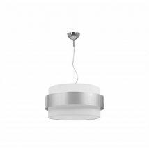 Fab 066494020 Ciondolo Brema Cromo / bianco-argento 2xe27 (regx40d)
