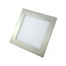 Downlight 12w 4000k quadratisch agamenon 990lm nickel 2x17x17 cm ausschnitt 15x15 cm