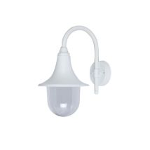 Fabrilamp - Fenchel Außenwandleuchte 1xe27 Weiß Ip44 Polycarbonat 40,8x21,7x32,6 Cm