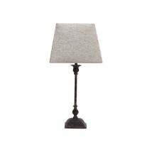 Percasol Tischlampe 1xe27 rustikal braun 52x25x25 cm