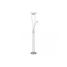 Fabrilamp - Boden de wolf 18+5w 4000k 1800/500lm nickel w/reader & dimmer 178x31,5x31,5 cm