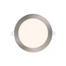 Fabrilamp - fab 146892403 Downlight Obsidian 24w 4000k Nickel Rund 2040lm 2,5x30x30 Cm Schnitt 27,5 Cm