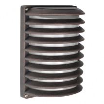 Fab 148661002 Applicare Ext. Alluminio Achernar 1xe27 Marrone Ip44 25,5x18x13 Cm