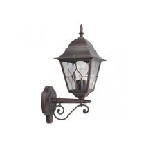 Bootes Aluminium Außenwandleuchte 1xe27 braun ip44 44x27x18 cm