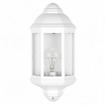 Fab 149961001 Shaula 1xe27 Applique da esterno in alluminio bianco Ip44 36,5x16,5x9,5 cm