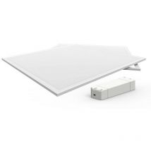 Inspired Lighting - Inspired Techtouch - X2 Panel - LED-Panel 595 x 595 mm 42 w 4000 k (weißer Rahmen) (1, 1)