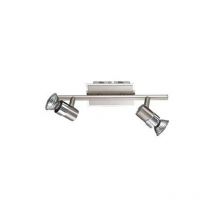 Fabas 2554-82-178 Spot Gu10 2 X 50w Nickel Satiné Chrome