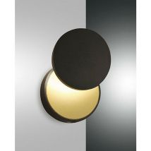 Fabas Luce Lighting - Fabas Luce Ara Applique Murale led Intégrée Verre Noir