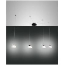 Fabas Luce Lighting - Fabas Luce Arabella Plafoniera led Cluster Sospensione Vetro Bianco
