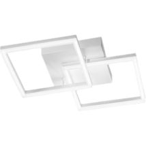 Fabas Luce Lighting - Bard Applique Bianca 2 Luci A Led 3000k - 39w - 3880 Lm Dimmerabile