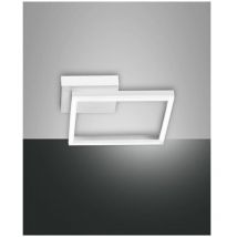 Fabas Luce Bard Vetro bianco semi-incasso a led integrato