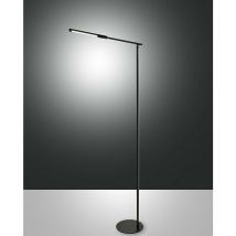 Fabas Luce Ideal Lampada da terra a led integrata in vetro nero
