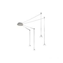 Fabas Luce Lighting - Lustre suspension Isabella led en métal et méthacrylate 3410-49-212 Fabas Luce
