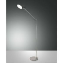 Fabas Luce Regina Lampada da terra a LED integrata in alluminio e vetro