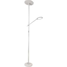 Fabas Luce Regina Lampadaire Intégré LED Verre Blanc