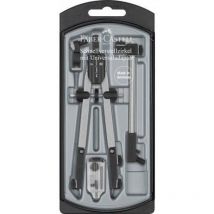 Faber-castell - Compas De Quick-fit Mit Verlängerungsstange - Gelenke An Beiden Armen - Zubehör De Replacement - Adapter Universal