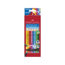 Crayon de couleur Faber Castell FC-116613 Faber-Castell GRIP 2001 Effaçable Etui 10 Pièces