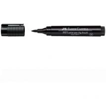 Faber Castell - FC-167699 Artist Pen Big Brush Noir 199 4 Pièces