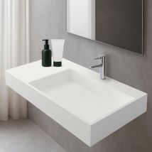 Fabiola g – hängendes rechteckiges becken – Waschbecken