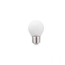 Bombilla led esférica opal de filamento 'Abrila' E27 (4W 3000K 360lm) Ø4,5x7,2cm
