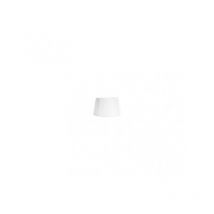 Fabrilamp - 157511001 Laura Lampenschirm Weiß Klemme 10dx8dx8h Offen Konisch