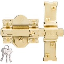 Cerrojo 301-R/80 dorado F01112 FAC