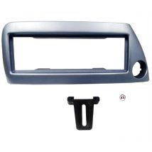 Adnauto - Facade autoradio 1DIN compatible avec Ford Ka 97-08 - Argent Bleu