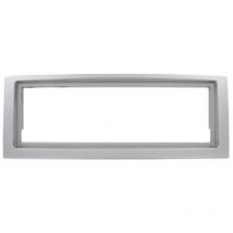 Caliber - Facade Autoradio RAF2507 compatible avec peugeot 407 04-10 1Din - Argent