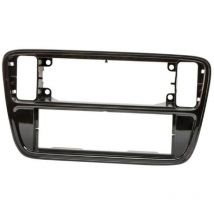 Adnauto - Facade autoradio FA272A compatible avec Seat Mii vw up Skoda City Go 16-21 - Noir brillant