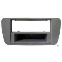 Adnauto - Facade 1Din autoradio compatible avec Seat Ibiza 08-15 - Gris Conamera