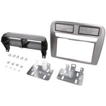 Adnauto - Kit Facade autoradio KA187E compatible avec Fiat Grande Punto ap04 Linea ap06 - Argent