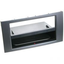 Adnauto - Facade autoradio 2DIN compatible avec Ford ap03 Avec vide poche Induction Qi Anthracite