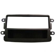 Adnauto - Facade Autoradio FA262D compatible avec Dokker Duster Lodgy Logan Sandero Talento NV300 Capture Master - Noir