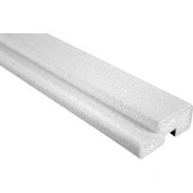 Prestige Decor - Façade Profilés avec bossage eps pu antichoc 25x60mm MC101: 20 Mètres / 10 Bandes