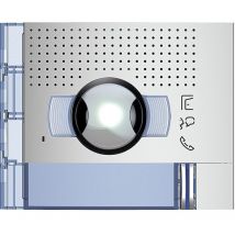 Façade Sfera New pour module électronique audio/vidéo 1appel grd angle Allmetal Bticino 351311