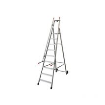 Facal - Escabeau roulant 9 marches - Hauteur de travail max. 4,05m - QM-9