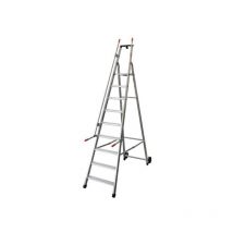 Escabeau roulant 12 marches - Hauteur de travail max. 4,76m - QM-12