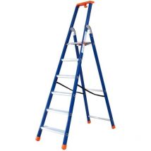 Facal - Stehleiter 6 Stufen - Maximale Arbeitshöhe 3.16m - Q50/6P