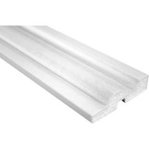 Prestige Decor - Facciata Profili con goffratura eps pu resistente agli urti 25x100mm MC107: 20 metri / 10 strisce
