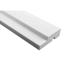 Prestige Decor - Facciata Profili con goffratura eps pu resistente agli urti 30x100mm MC150: 10 metri / 5 strisce