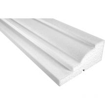 Facciata Profili con goffratura eps pu resistente agli urti 75x180mm MC136: 2 metri / 1 modanatura